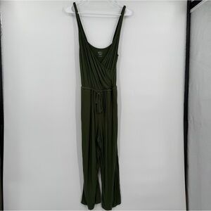 Market & spruce forest green jumpsuit small
